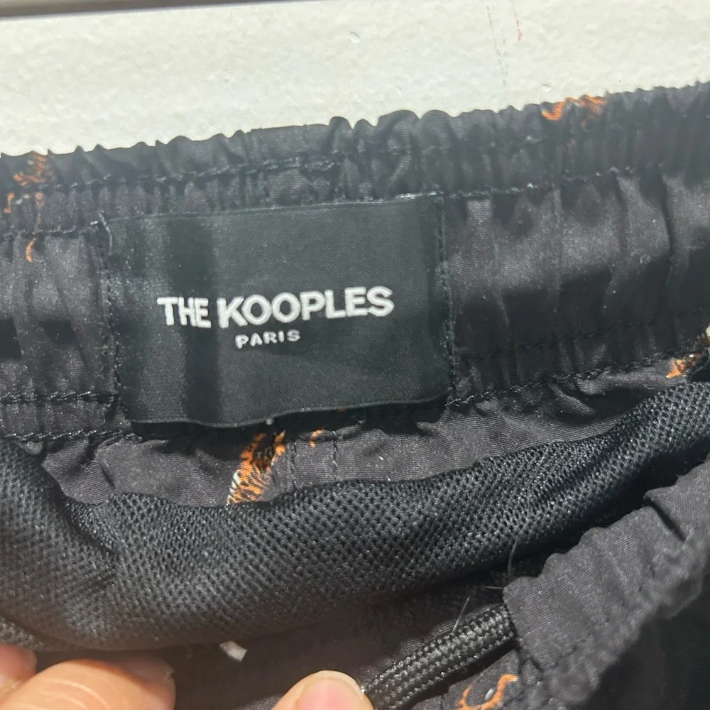 The Kooples Jaguar Swim Shorts Trunks in Washed Black